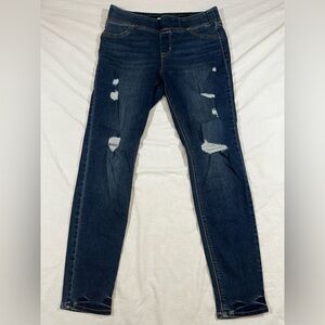 Old Navy Women's Size 10 Pull-On Blue Denim Rockstar Jeggings High Rise